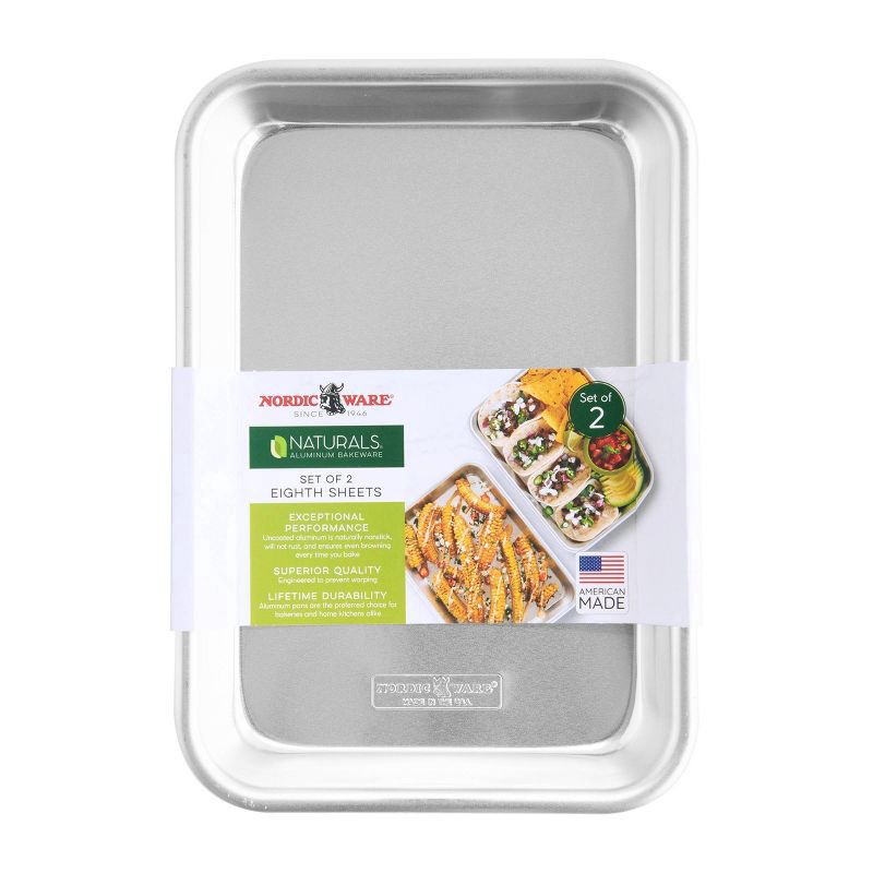 slide 3 of 8, Nordic Ware Naturals  Sheet Pans, 2 ct