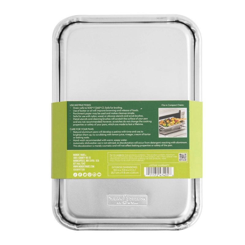 slide 4 of 8, Nordic Ware Naturals  Sheet Pans, 2 ct