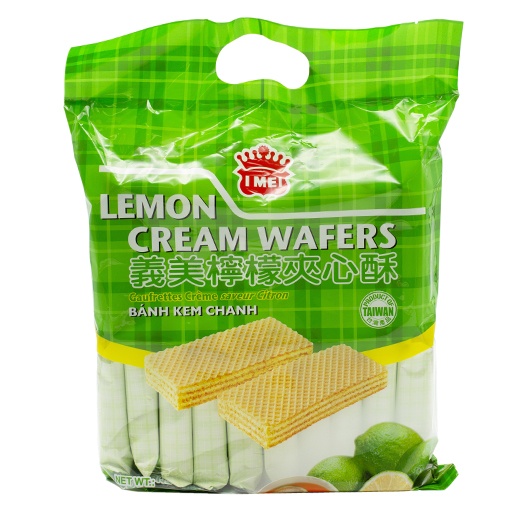 slide 1 of 1, I Mei Cream Wafer Pack Lemon, 17.64 oz