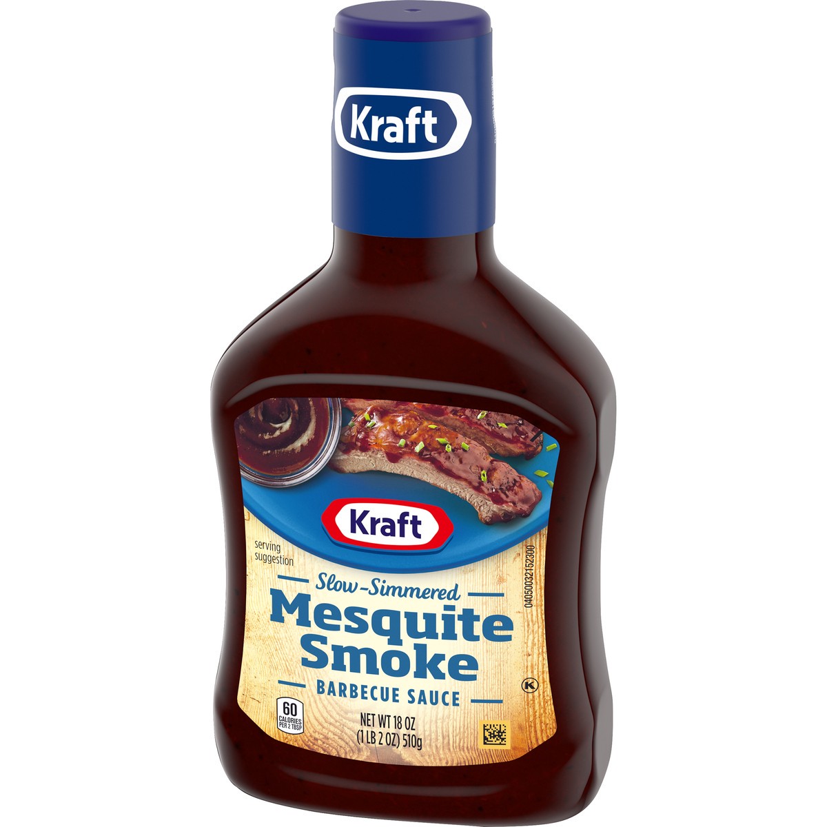 slide 3 of 9, Kraft Mesquite Smoke Slow-Simmered Barbecue Sauce, 18 oz Bottle, 18 oz