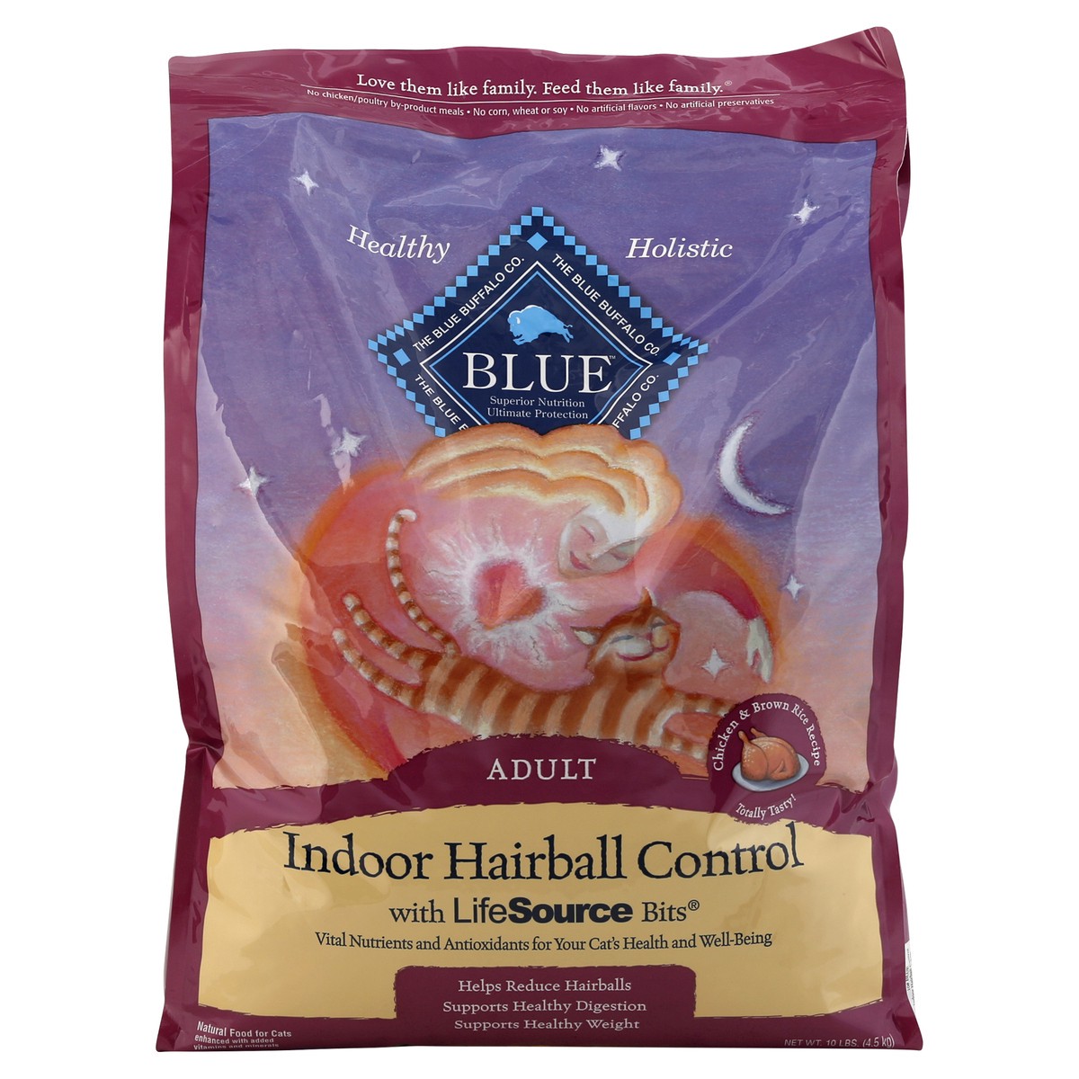 slide 1 of 11, Blue Buffalo Cat Food 10 lb, 10 lb