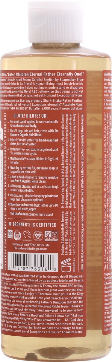 slide 2 of 11, Dr. Bronner's 18-in-1 Hemp Eucalyptus Pure-Castile Soap 16 fl oz, 16 fl oz