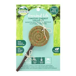 Oxbow Enriched Life Timothy Hay Carrot Lollipop