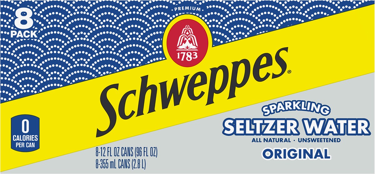 slide 3 of 9, Schweppes Original Sparkling Water Beverage- 8 ct, 8 ct