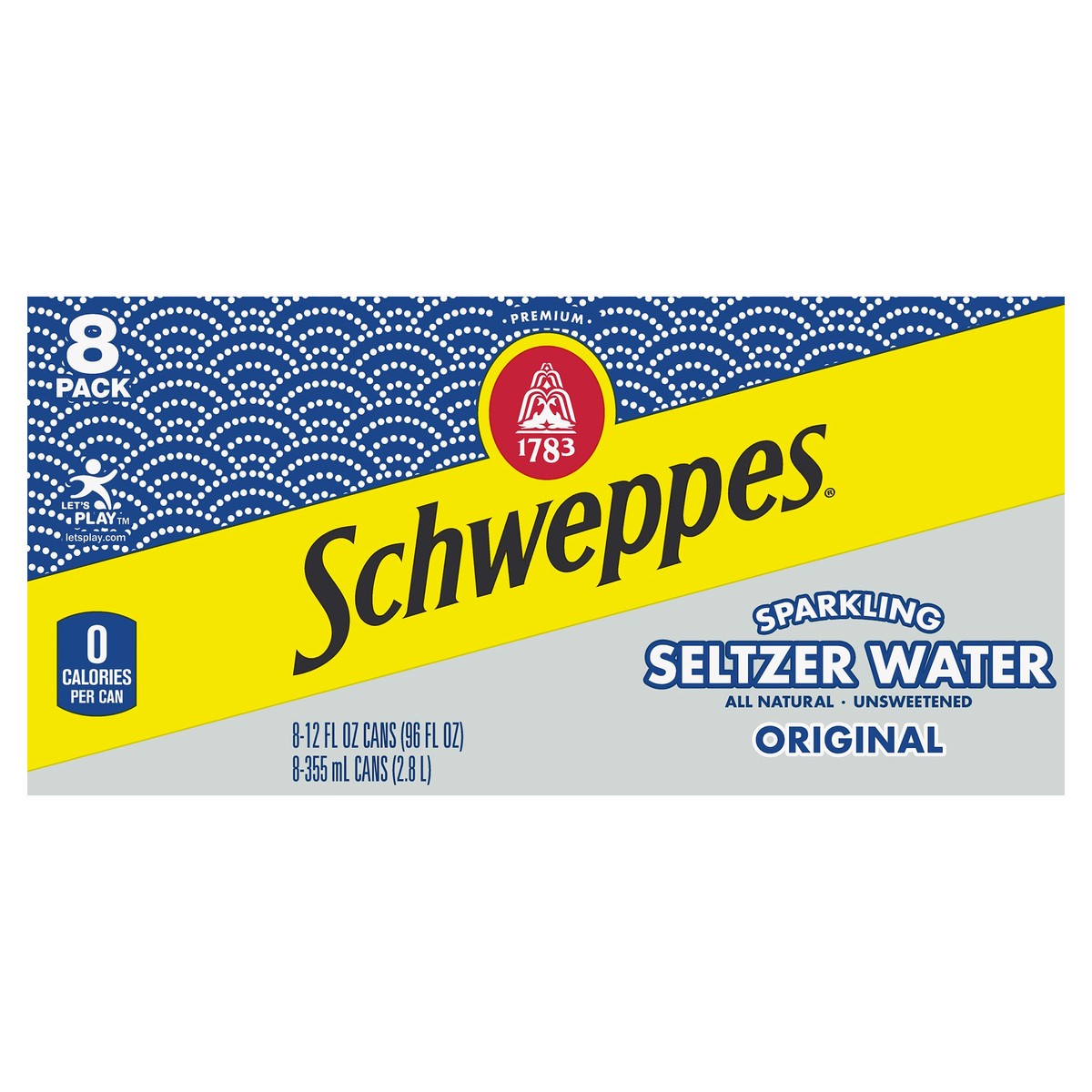 slide 7 of 9, Schweppes Original Sparkling Water Beverage- 8 ct, 8 ct