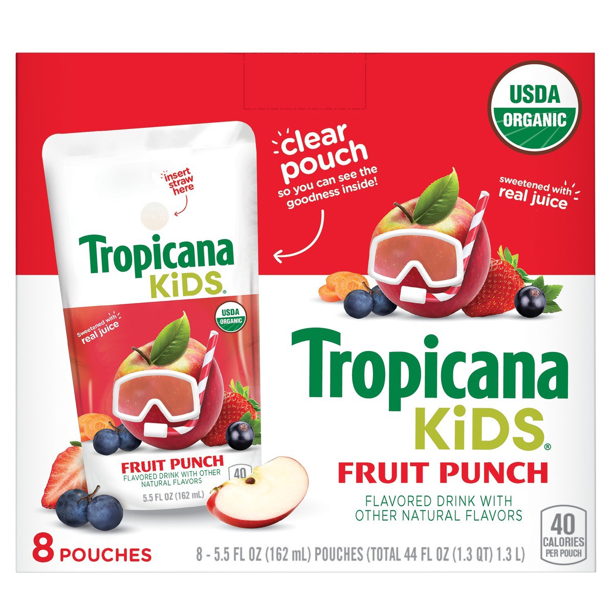 slide 6 of 6, Tropicana Flavored Drink - 44 oz, 44 oz