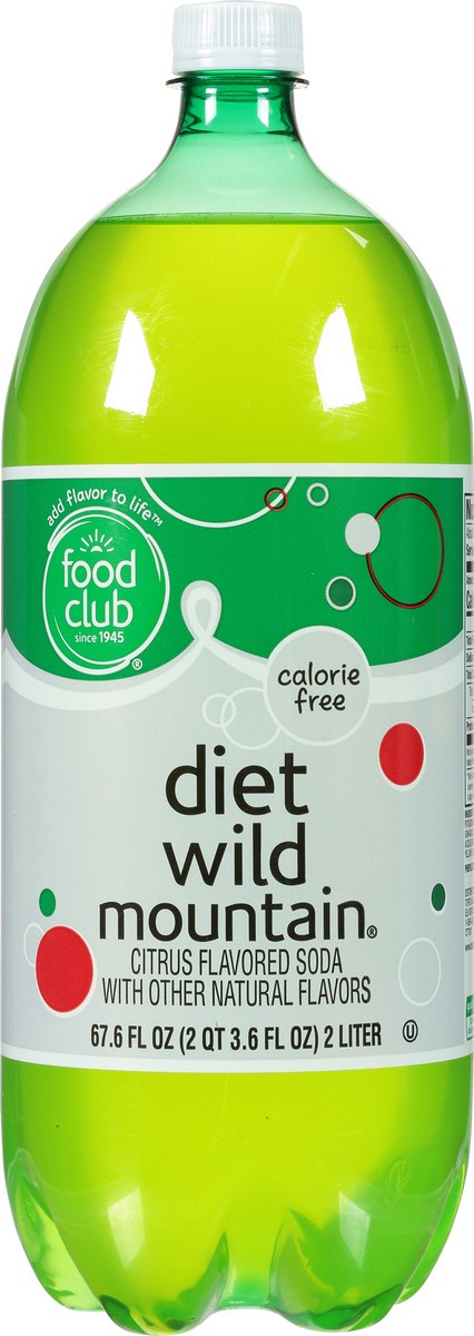 slide 2 of 13, Food Club Diet Wild Mountain Soda- 2 liter, 2 liter