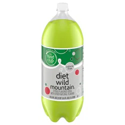 Food Club Diet Wild Mountain Soda- 2 liter