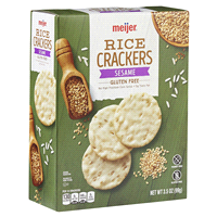 slide 27 of 29, Meijer Sesame Rice Crackers, 3.5 oz