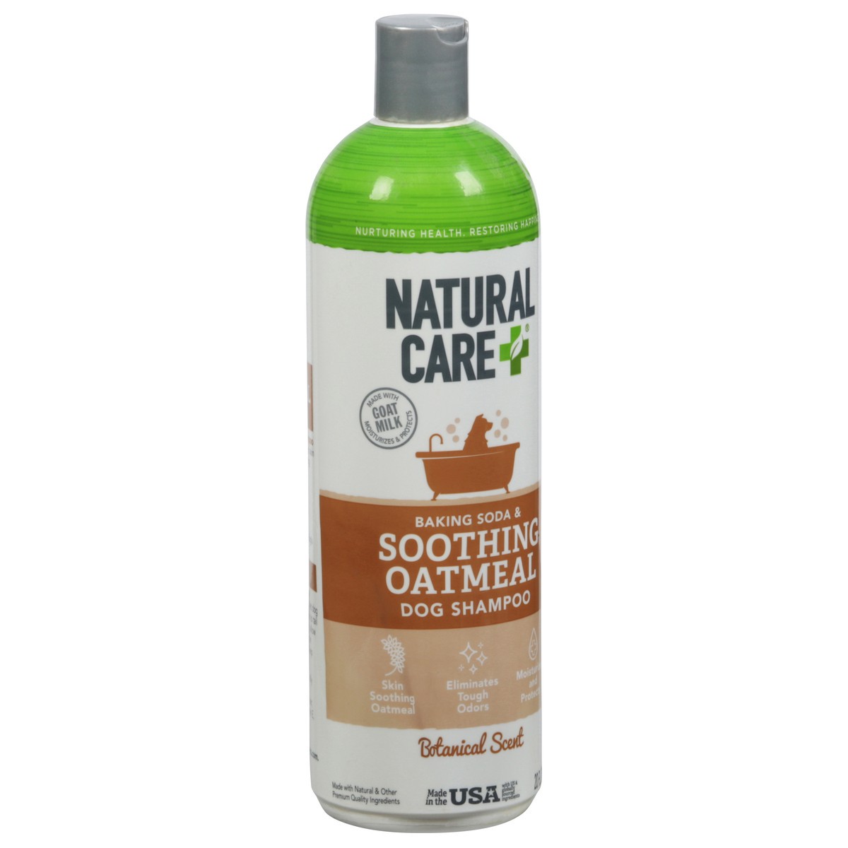 slide 3 of 9, Natural Care + Baking Soda & Soothing Oatmeal Botanical Scent Dog Shampoo 20 fl oz, 20 fl oz