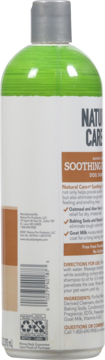 slide 5 of 9, Natural Care + Baking Soda & Soothing Oatmeal Botanical Scent Dog Shampoo 20 fl oz, 20 fl oz