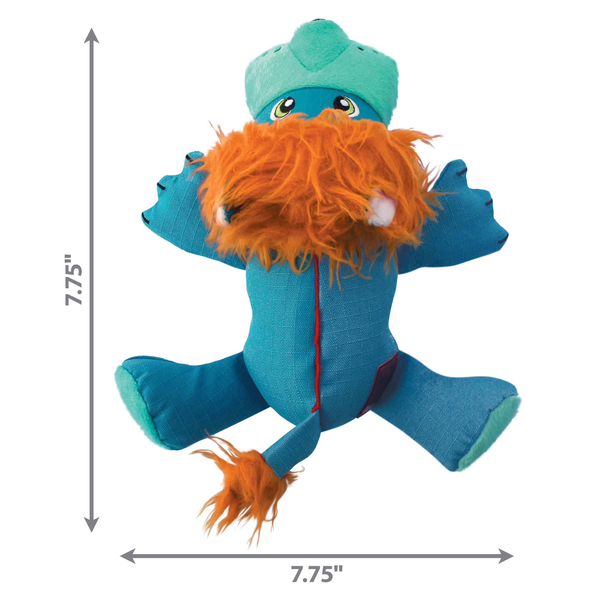 slide 4 of 4, Kong Company KONG Ultra Cozy, Ultra Durable Lion Dog Toy - Plush, Squeaker, 1 ct