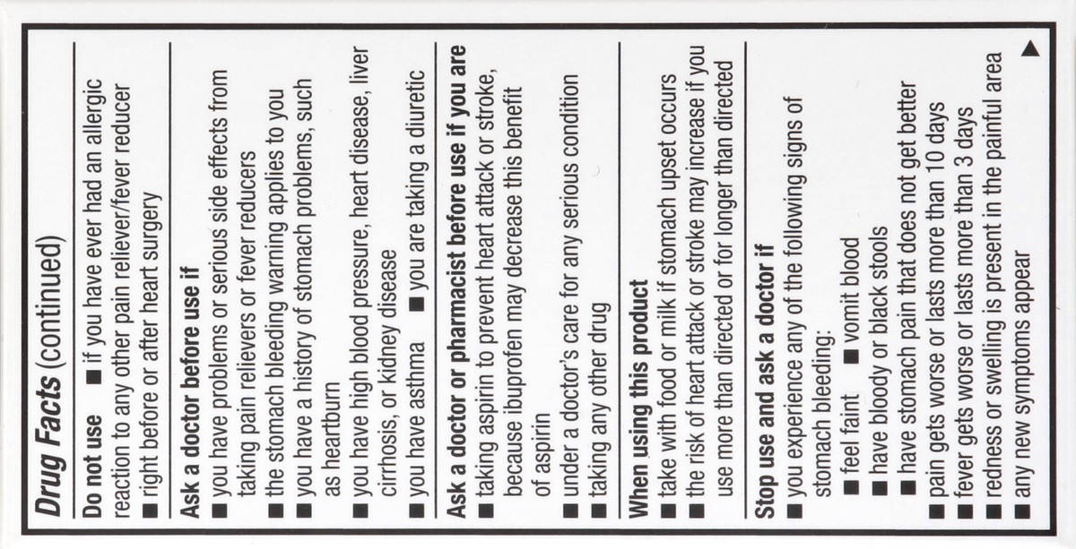 slide 5 of 5, Kroger Ibuprofen 200 Mg Pain Reliever Coated Caplets, 100 ct