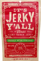 Its Jerky Y All Plant-Based Prickly Pear Teriyaki Jerky 2.69 oz