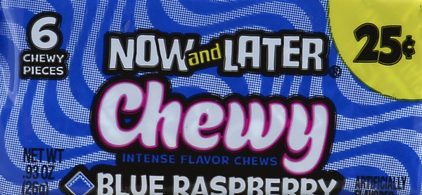 slide 1 of 1, Ferrara Candy Company Now & Later Now & Later Chewy Blue Rasp Pp 0.93 Oz, 0.93 oz