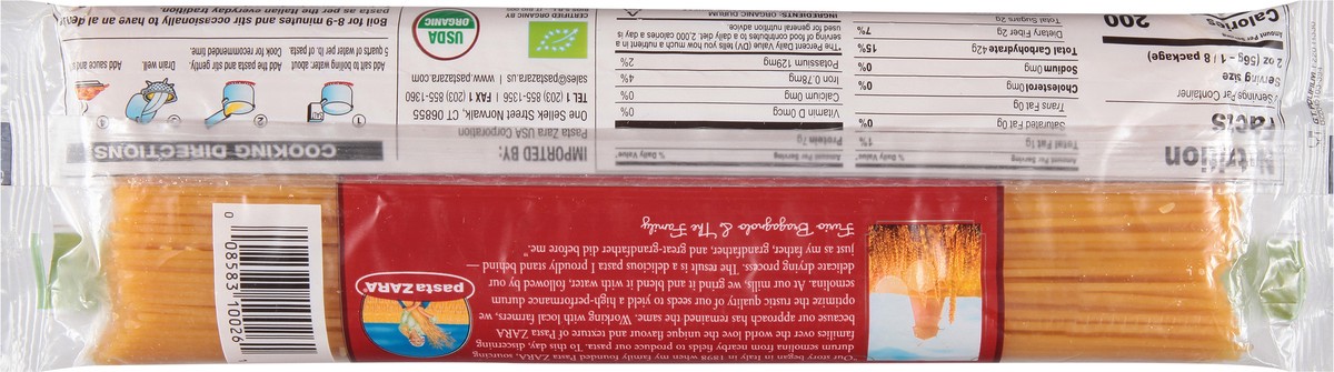 slide 7 of 14, pastaZARA No. 3 Organic Spaghetti - 16 oz, 1 lb