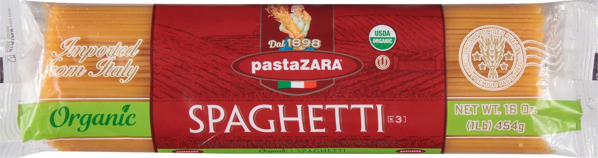 slide 14 of 14, pastaZARA No. 3 Organic Spaghetti - 16 oz, 1 lb