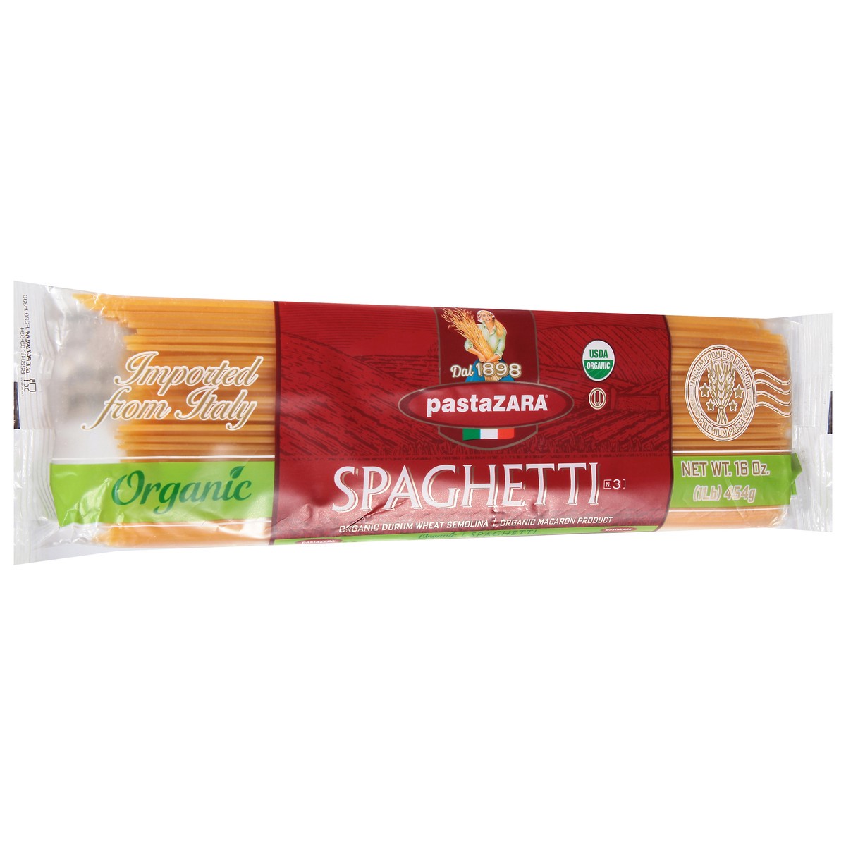slide 6 of 14, pastaZARA No. 3 Organic Spaghetti - 16 oz, 1 lb