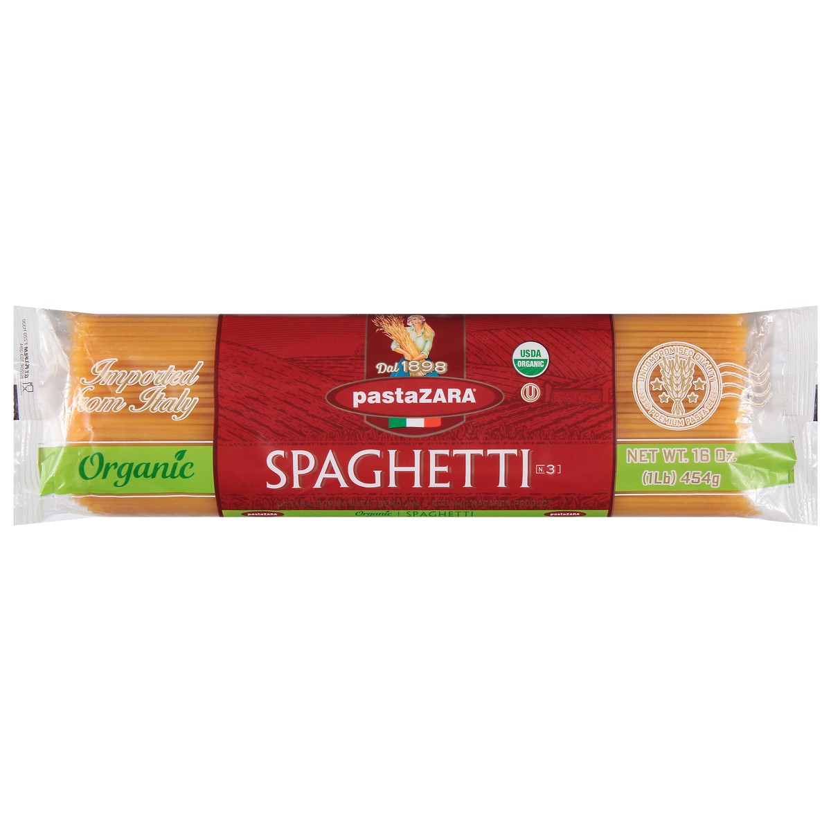 slide 1 of 14, pastaZARA No. 3 Organic Spaghetti - 16 oz, 1 lb