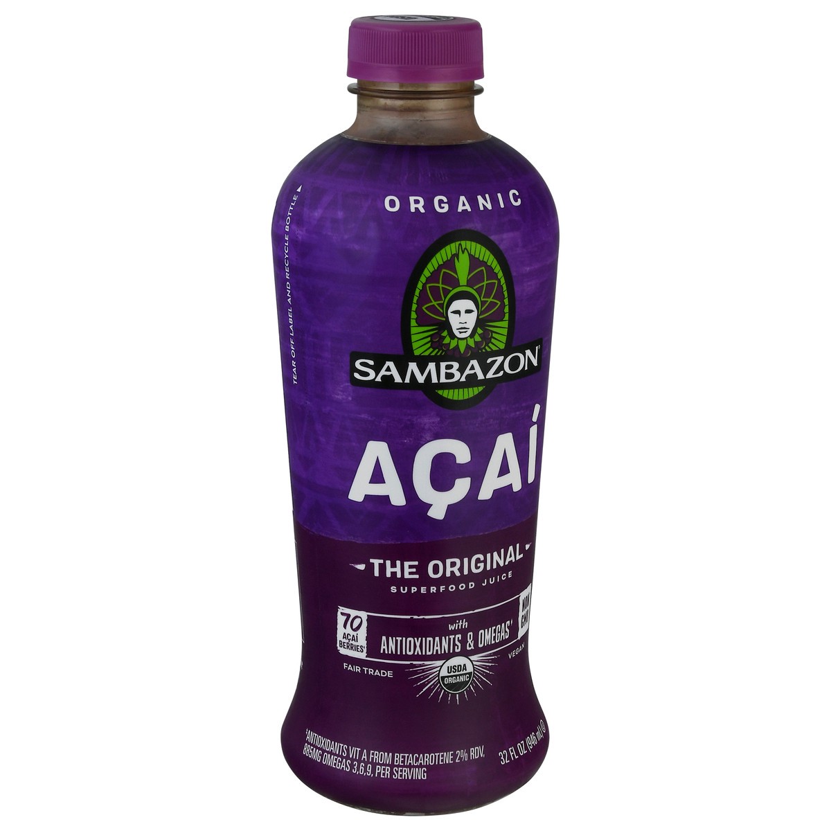 slide 8 of 9, Sambazon Organic The Original Acai Superfood Juice - 32 oz, 32 oz