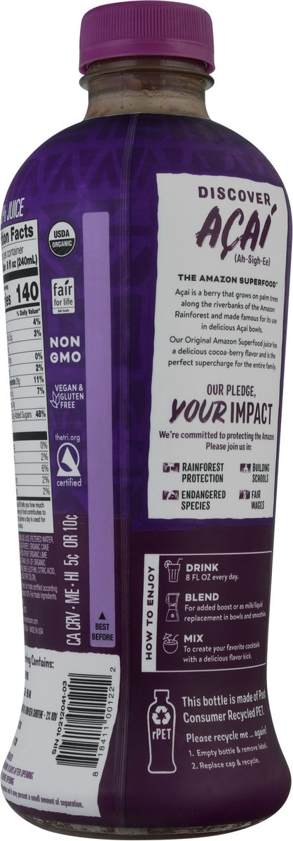 slide 3 of 9, Sambazon Organic The Original Acai Superfood Juice - 32 oz, 32 oz