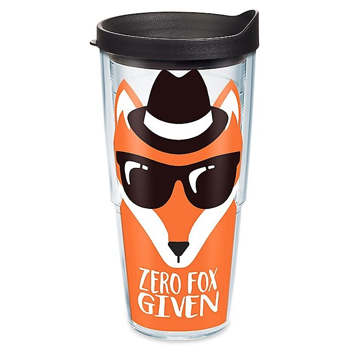 slide 1 of 1, Tervis Zero Fox Given'' Wrap Tumbler with Lid'', 24 oz