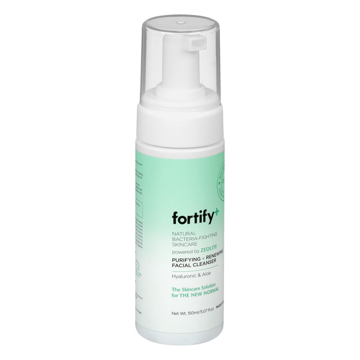 slide 2 of 9, Zeolite Fortify+ Hyaluronic & Aloe Purifying + Renewing Facial Cleanser 150 ml, 150 ml