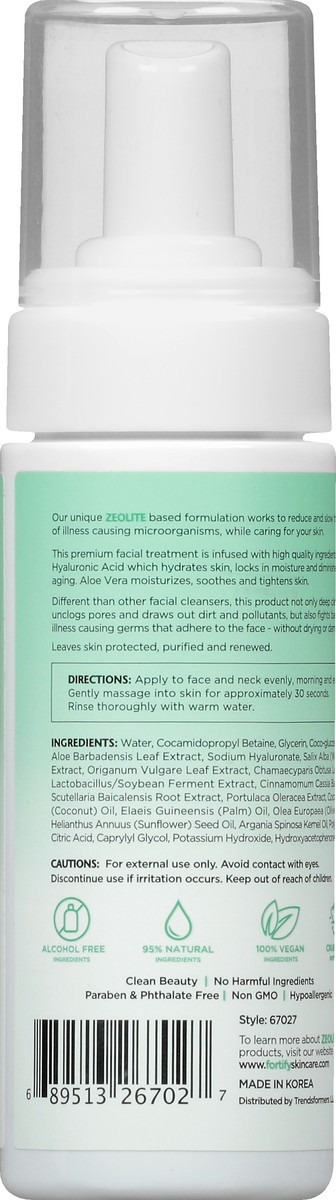 slide 4 of 9, Zeolite Fortify+ Hyaluronic & Aloe Purifying + Renewing Facial Cleanser 150 ml, 150 ml