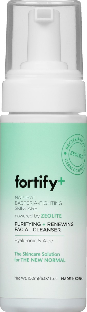 slide 7 of 9, Zeolite Fortify+ Hyaluronic & Aloe Purifying + Renewing Facial Cleanser 150 ml, 150 ml