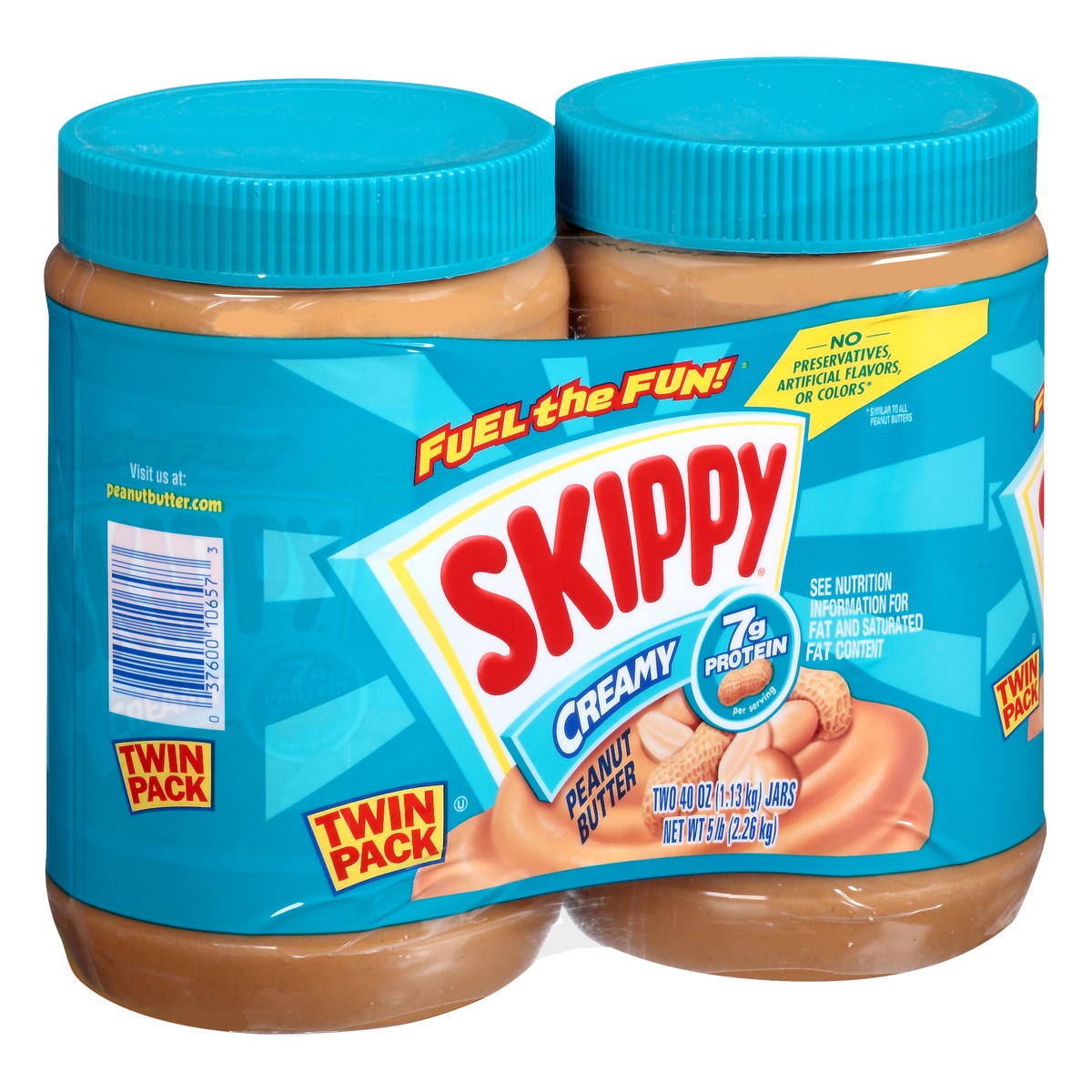 slide 9 of 9, Skippy Twin Pack Creamy Peanut Butter 2 ea, 2 ct