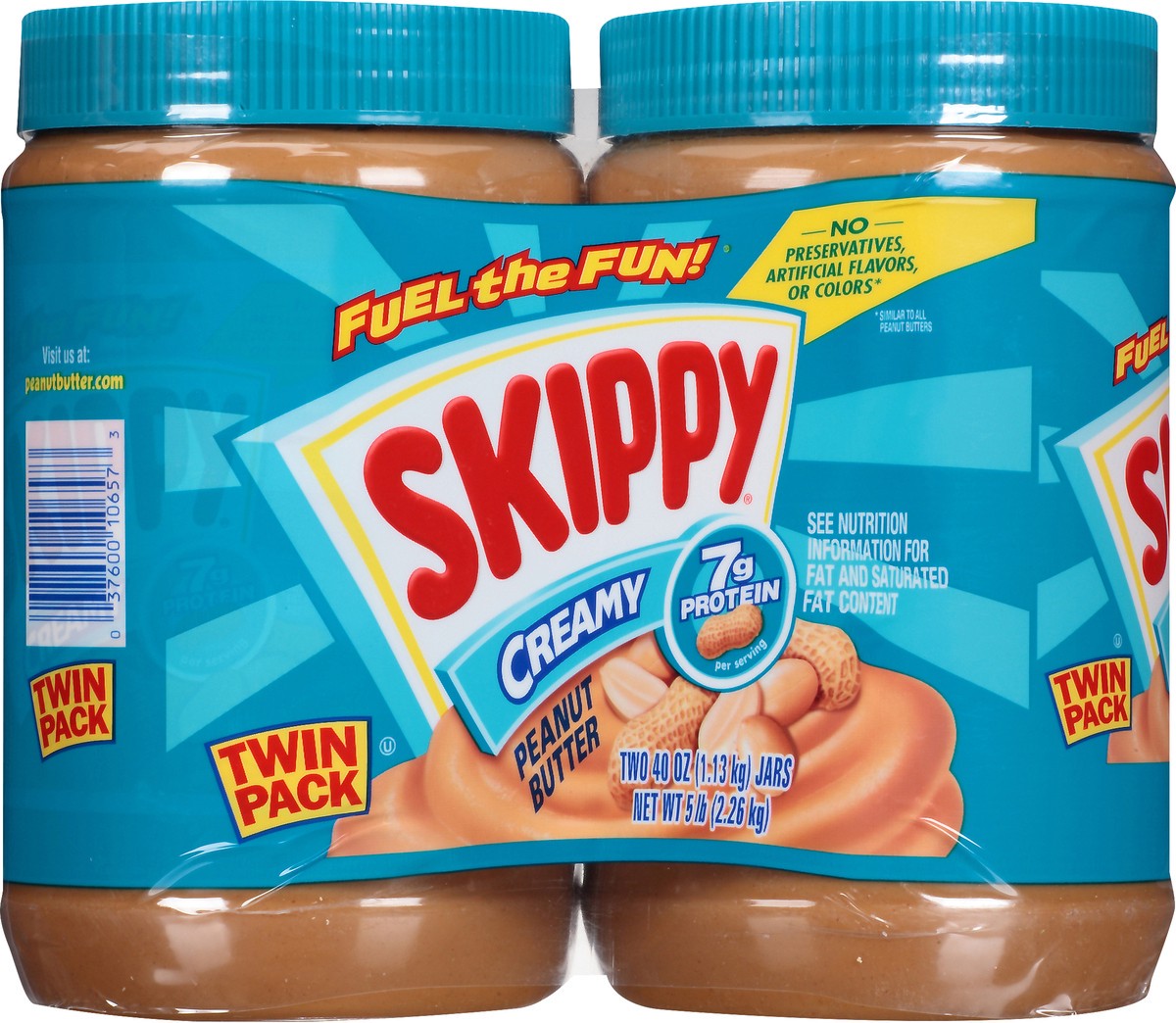 slide 4 of 9, Skippy Twin Pack Creamy Peanut Butter 2 ea, 2 ct