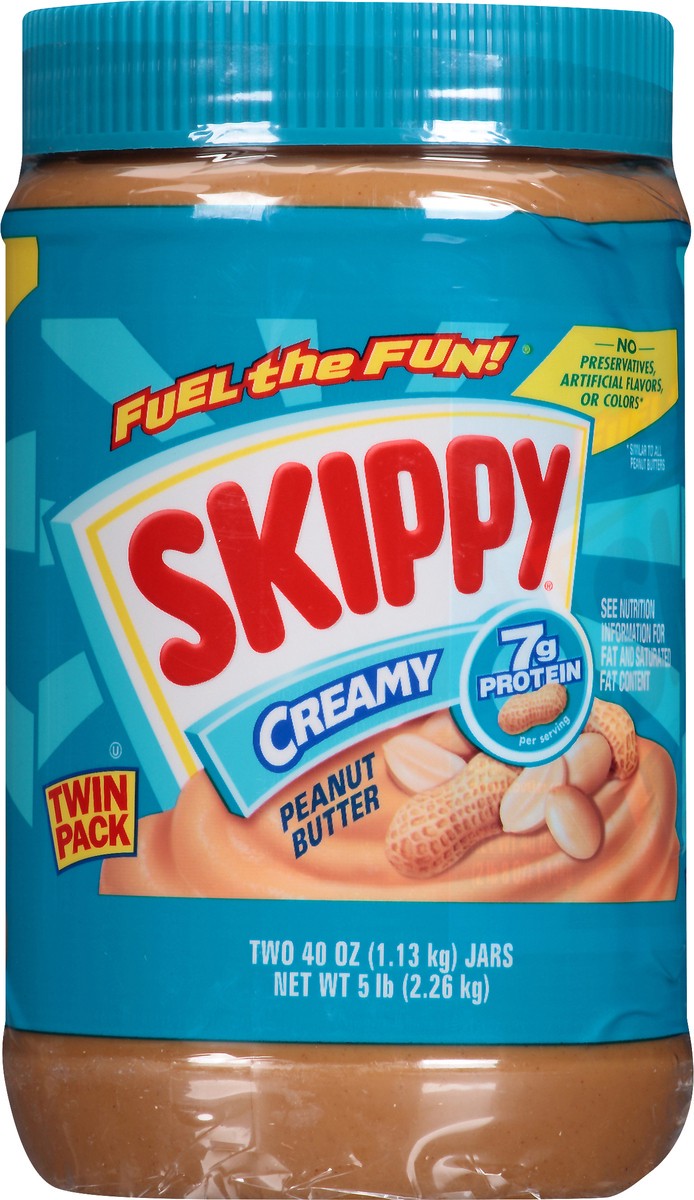 slide 8 of 9, Skippy Twin Pack Creamy Peanut Butter 2 ea, 2 ct