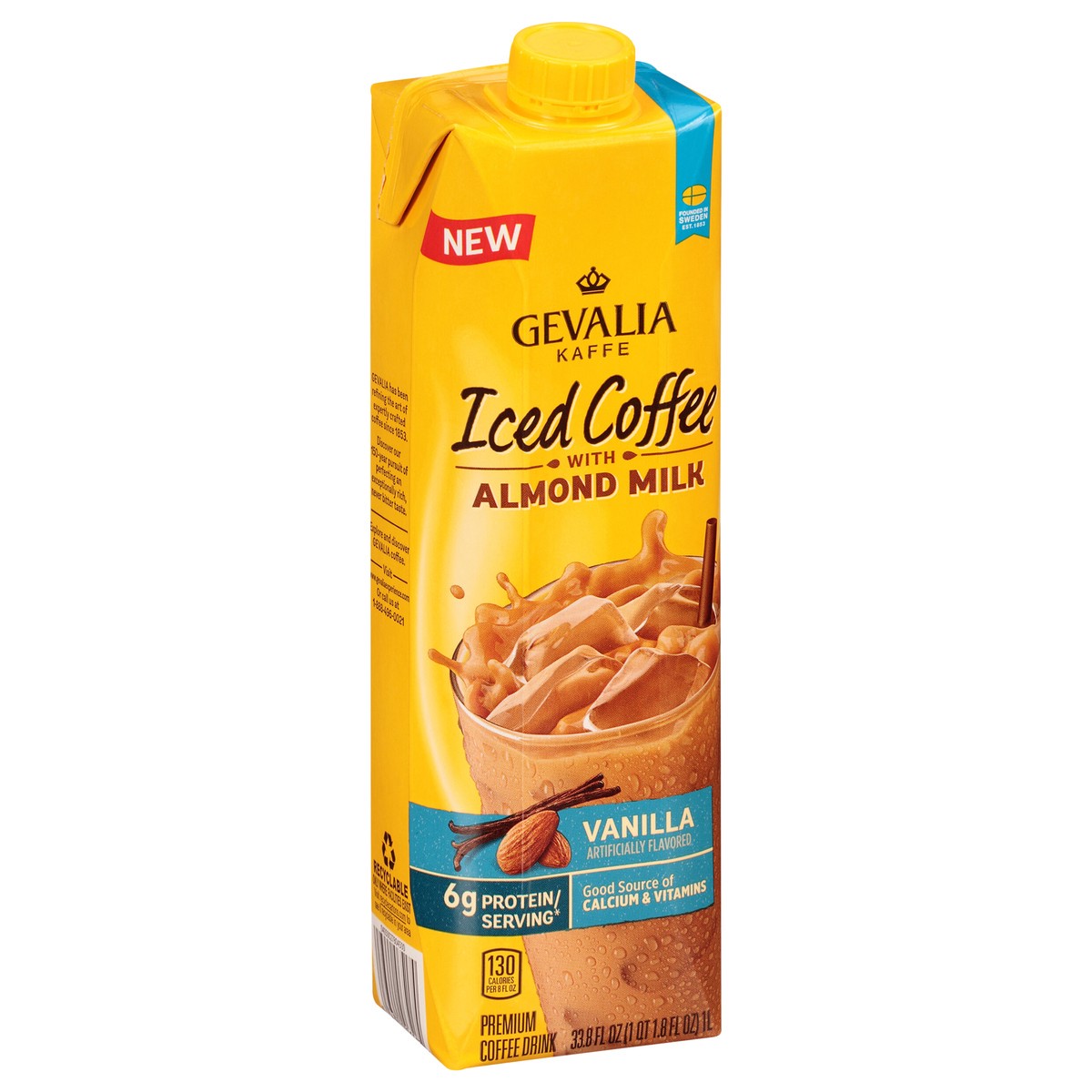 slide 9 of 14, Gevalia Java Nut Iced Coffee Vanilla, 33.8 oz