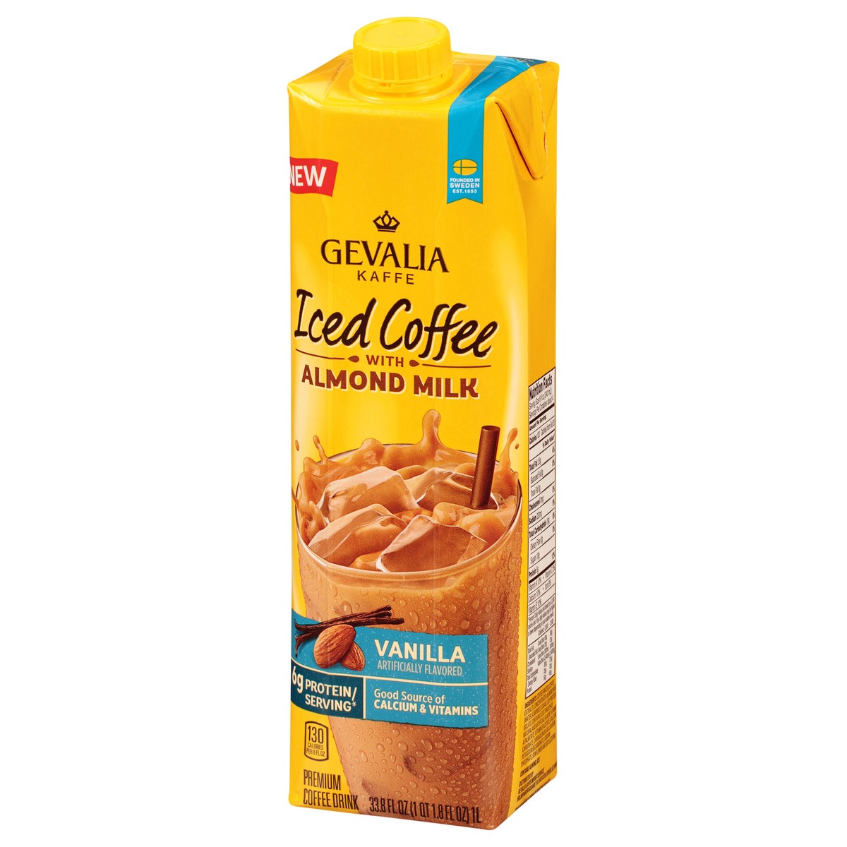 slide 10 of 14, Gevalia Java Nut Iced Coffee Vanilla, 33.8 oz