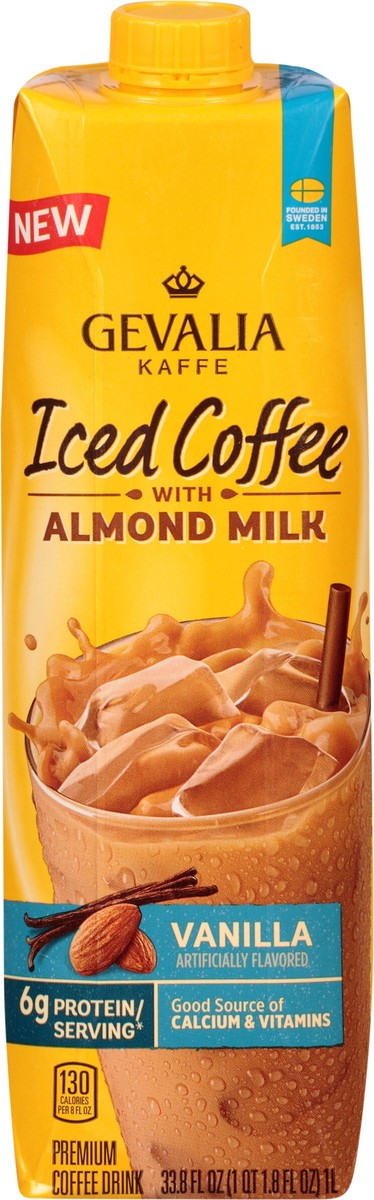 slide 6 of 14, Gevalia Java Nut Iced Coffee Vanilla, 33.8 oz