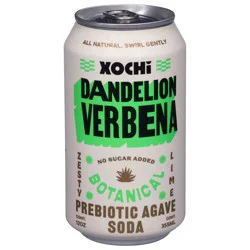 Xochi Prebiotic Agave Dandelion Verbena Soda 12 oz