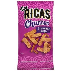 Las Ricas Churros Cinnamon Sugar Snacks 6.5 oz