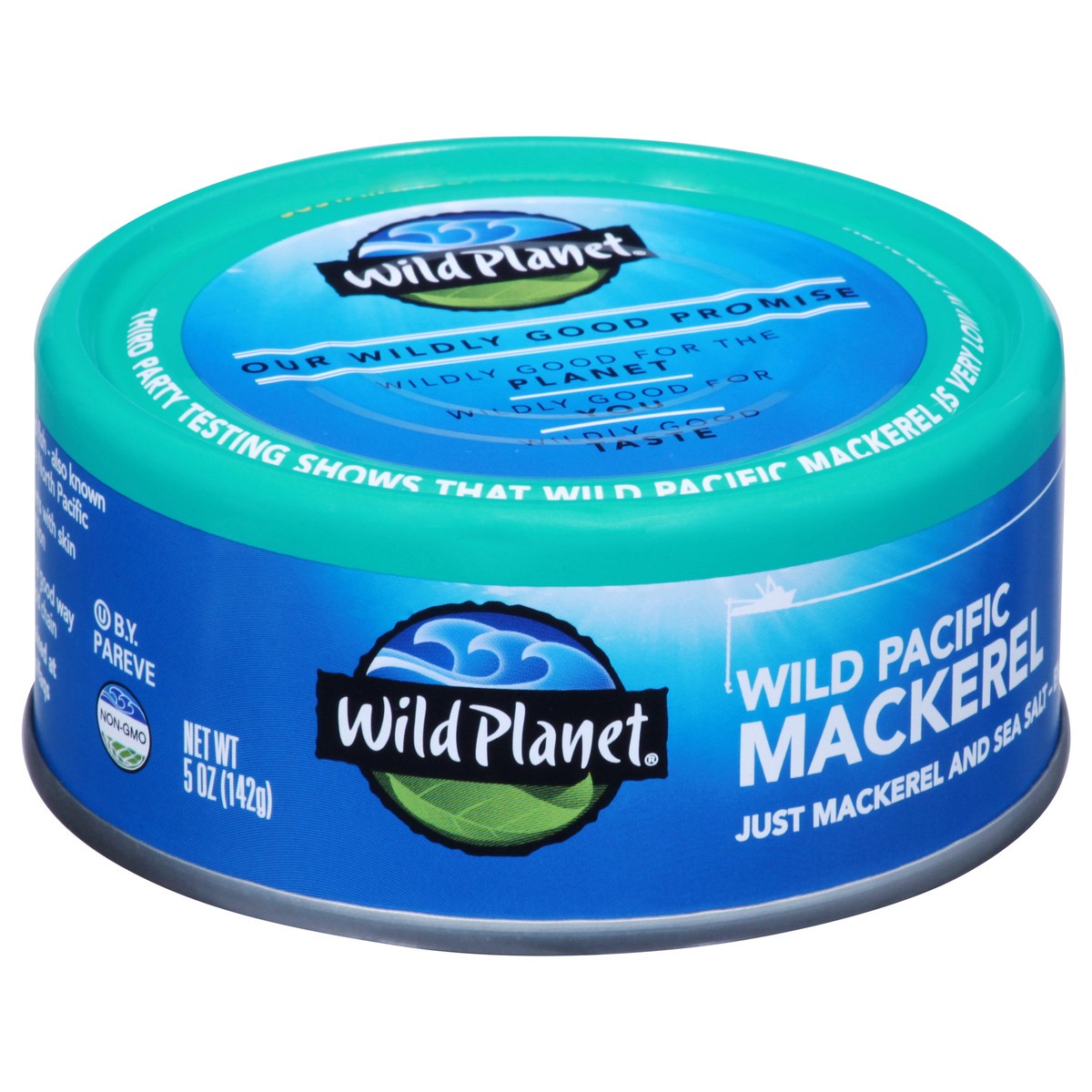 slide 2 of 9, Wild Planet Wild Pacific Mackerel, 5 oz