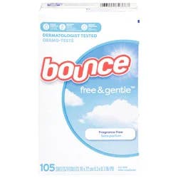 Bounce Free & Gentle Dryer Sheets 105 ea