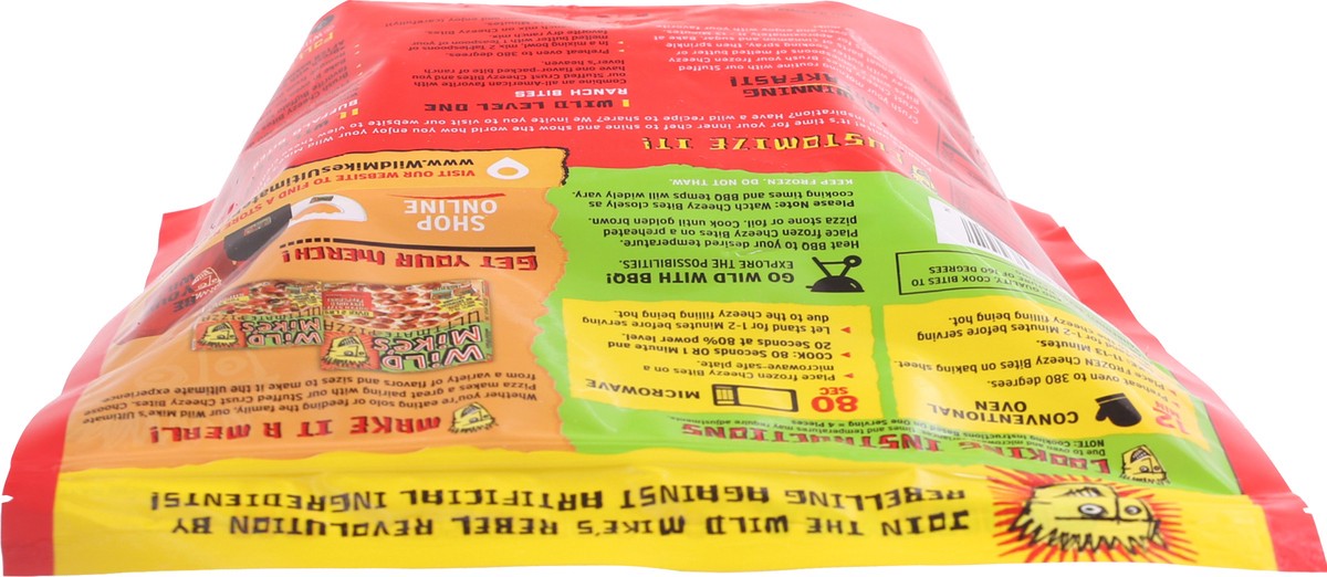 slide 10 of 13, Wild Mike's Stuffed Crust Cheezy Bites 18 oz Bag, 18 oz