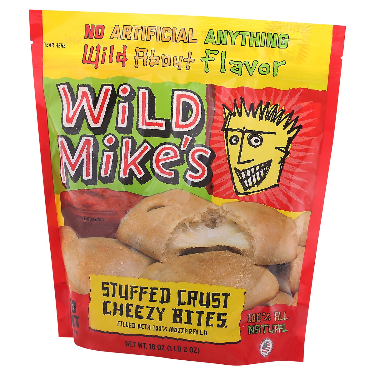 slide 3 of 13, Wild Mike's Stuffed Crust Cheezy Bites 18 oz Bag, 18 oz