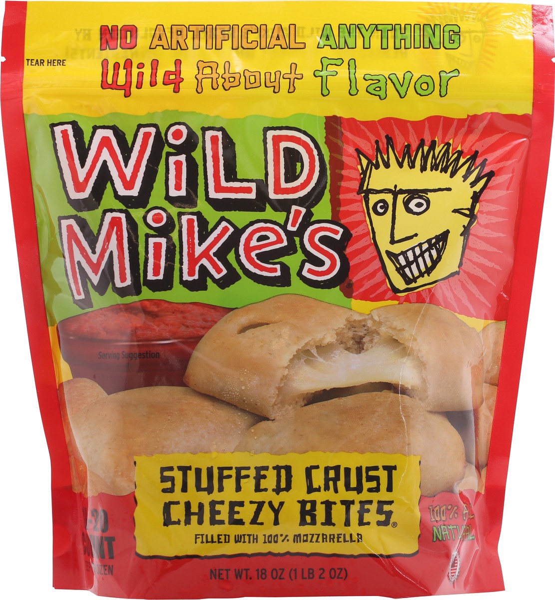 slide 12 of 13, Wild Mike's Stuffed Crust Cheezy Bites 18 oz Bag, 18 oz