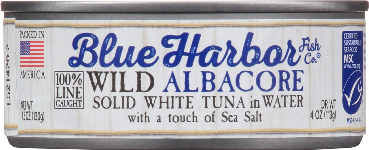 slide 3 of 9, Blue Harbor Fish Co. Solid White In Water w/Salt (drained, 4.6 oz