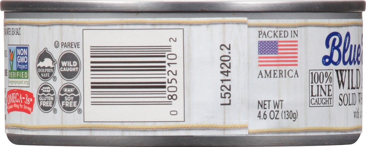 slide 2 of 9, Blue Harbor Fish Co. Solid White In Water w/Salt (drained, 4.6 oz