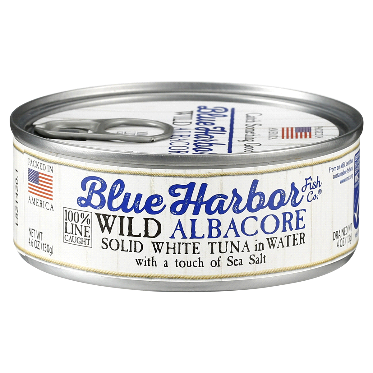 slide 1 of 9, Blue Harbor Fish Co. Solid White In Water w/Salt (drained, 4.6 oz