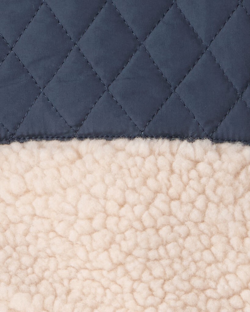 slide 2 of 2, Carter's Toddler Boy Color Block Hooded Zip-Up Jacket - Khaki/Navy Cream 2T, 1 ct