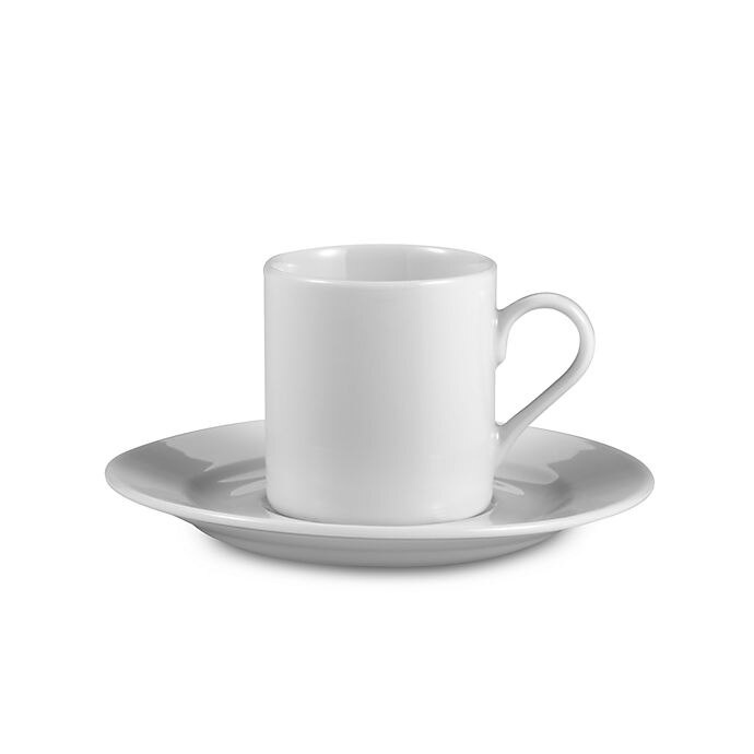 slide 1 of 2, Everyday White by Fitz and Floyd Rim Demitasse Cup and Saucer, 1 ct