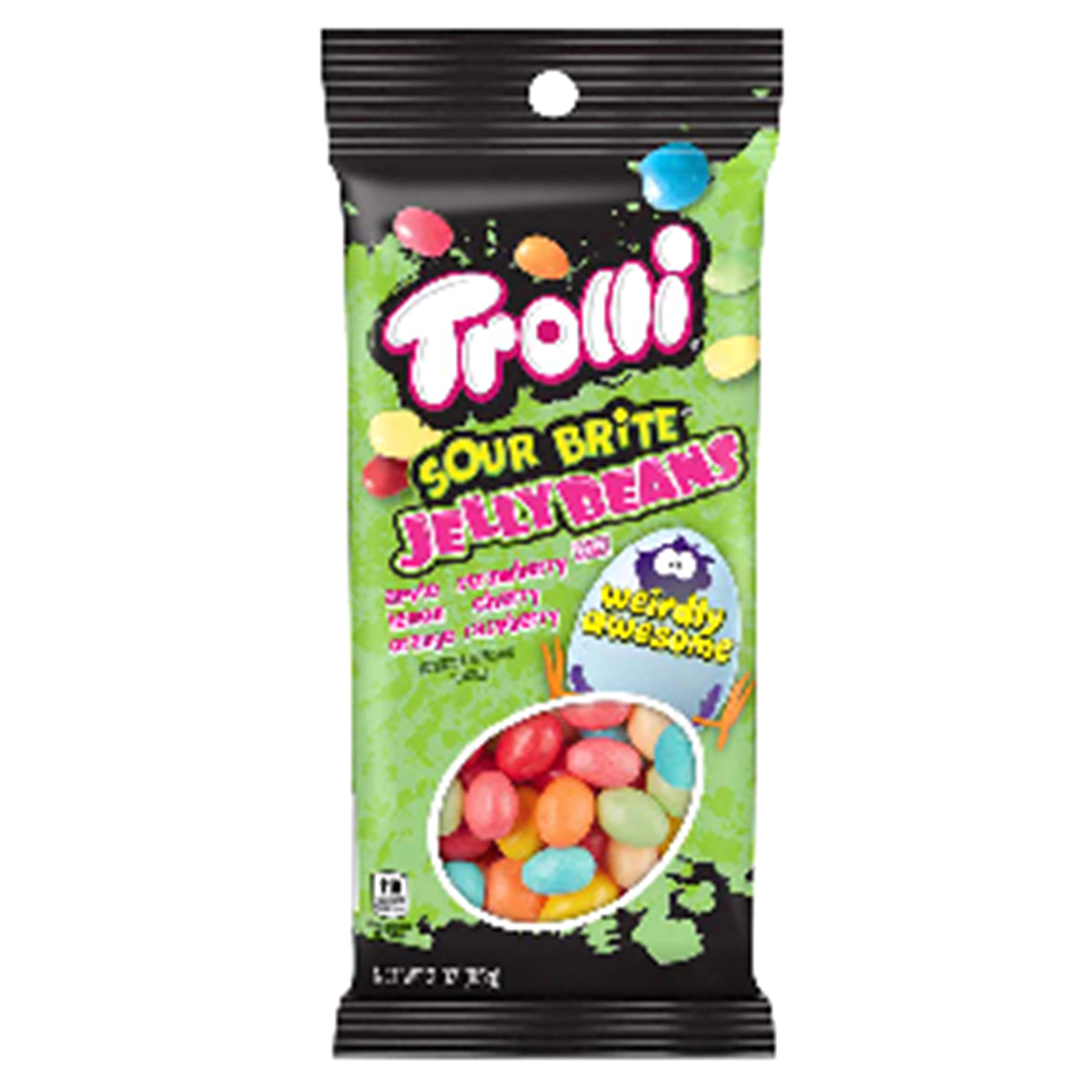 slide 1 of 8, Trolli Sour Brite Easter Jelly Beans, 3 oz