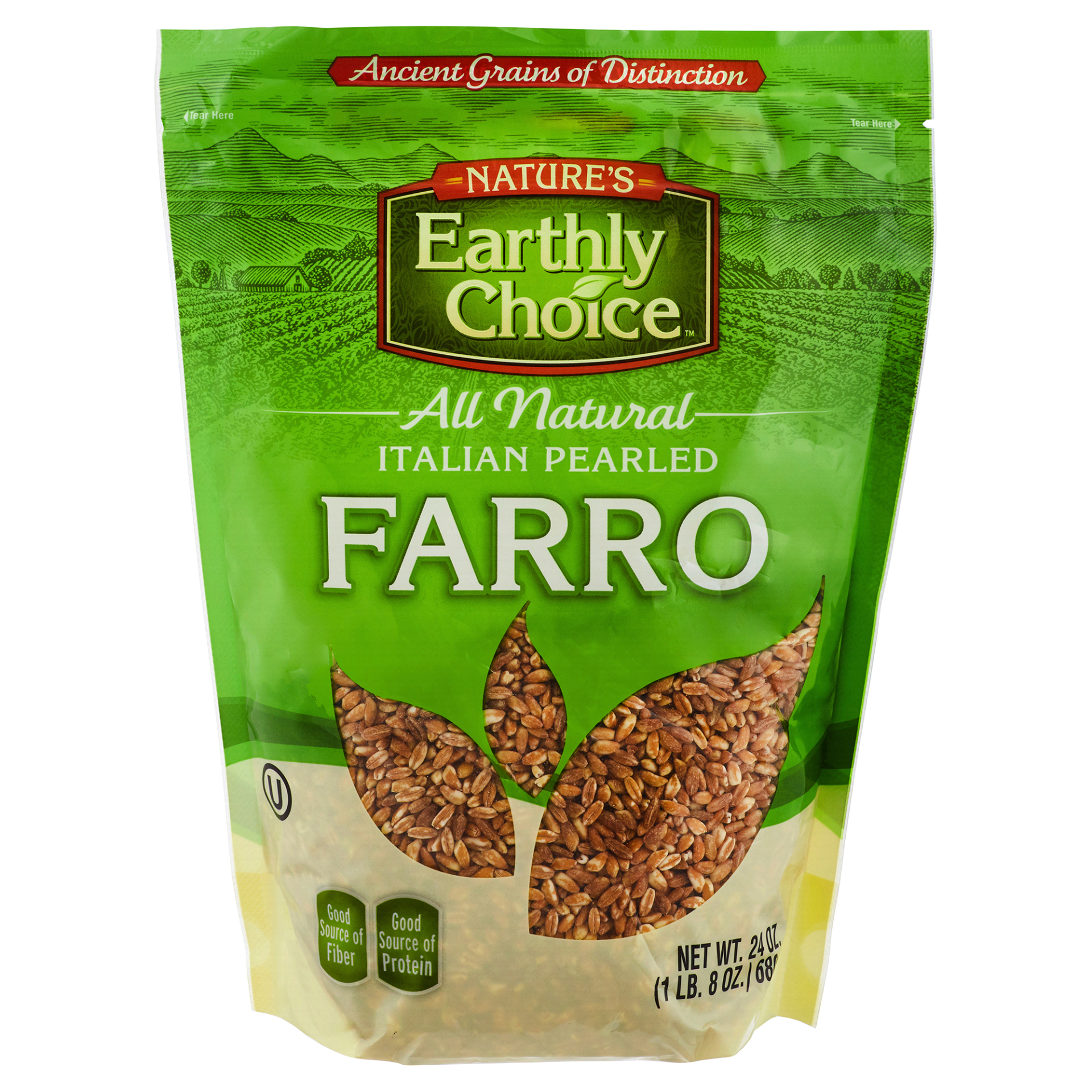 slide 1 of 1, Nature's Earthly Choice Italian Pearled Farro, 24 oz