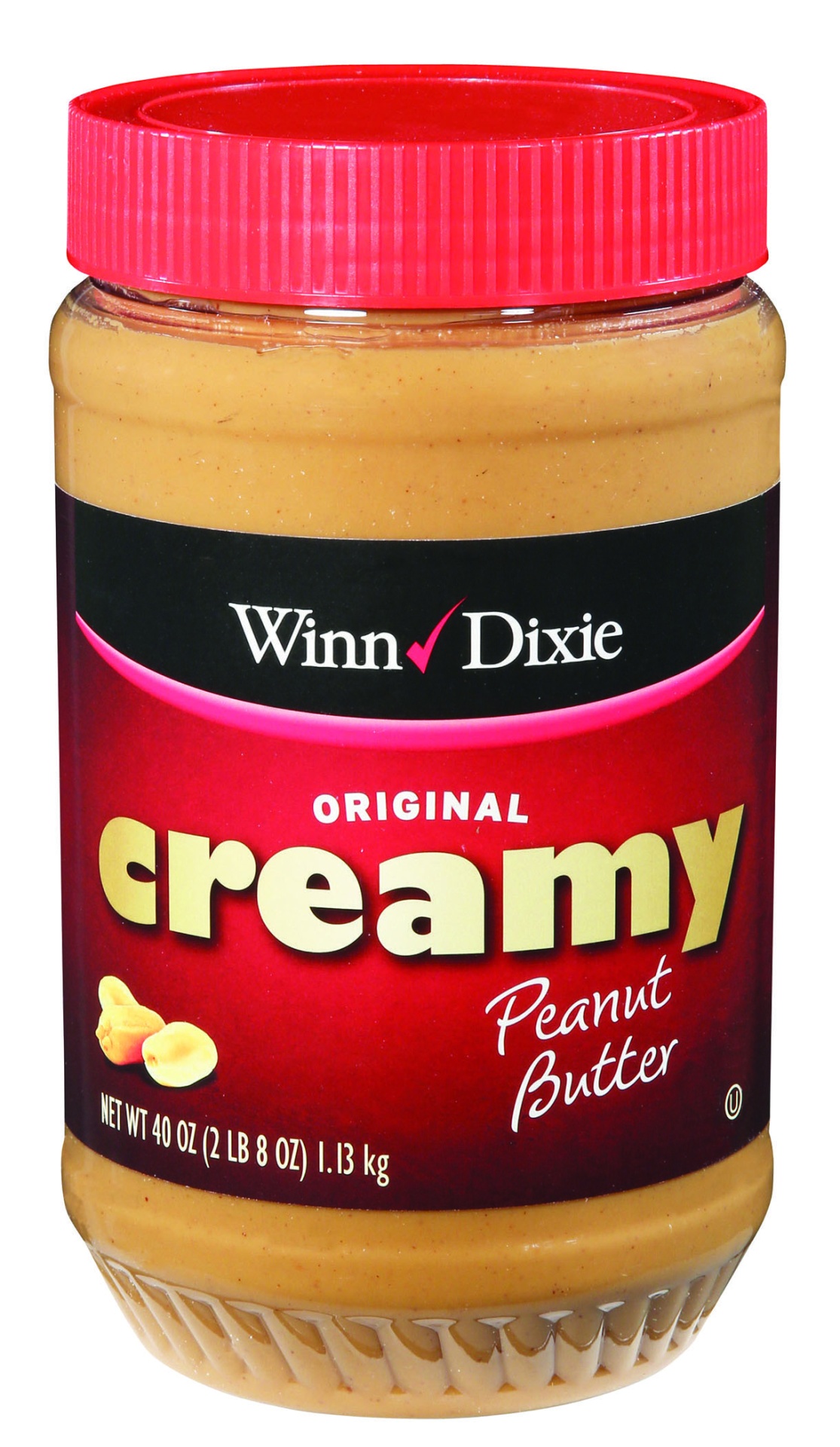 slide 1 of 1, Winn-Dixie Creamy Peanut Butter, 40 oz